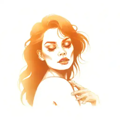 A Woman Embracing Death With Love