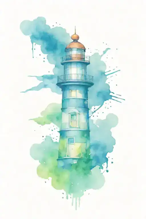 Books And Lighthouse