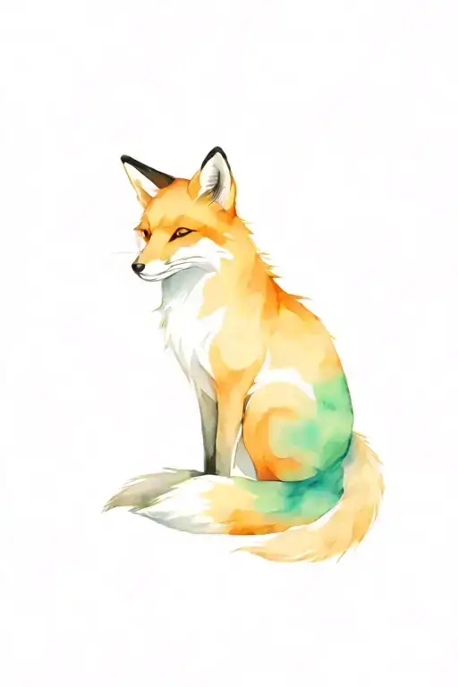 Interstellar Kitsune Fox Full Body