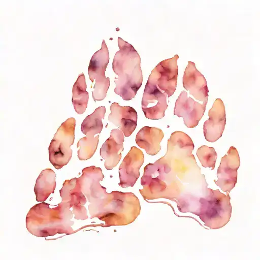 Cat Paw And Baby Foot