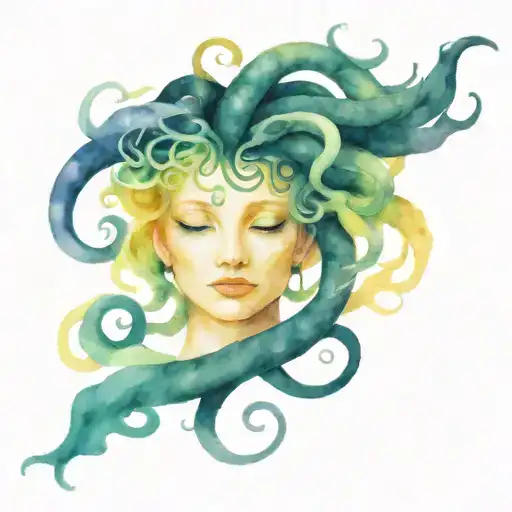 Dark Mystical Medusa Nature