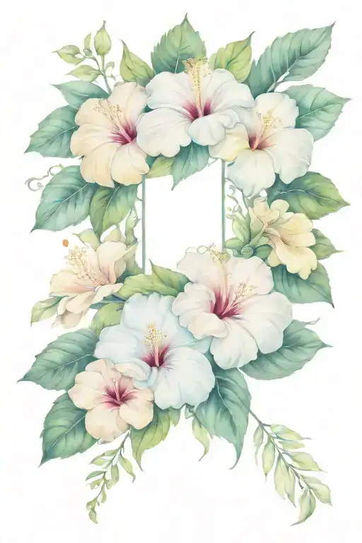 Roman Numerals 12-09-2020 With Hibiscus Flower