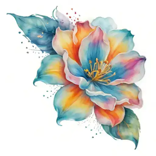 Flower With The Word