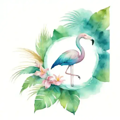 Flamingo Tropical Beach