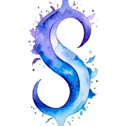 Aquarius Sign Intertwined