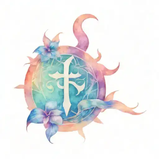 Polynesian Libra Zodiac Tatto