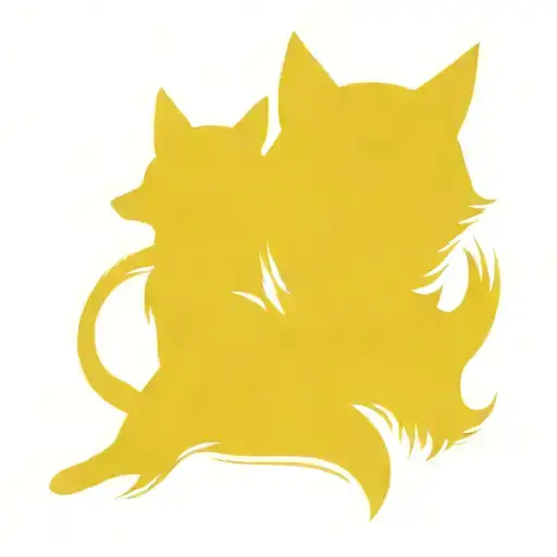 A Fairy And Wolf Intertwined In A Bdsm-inspired Design