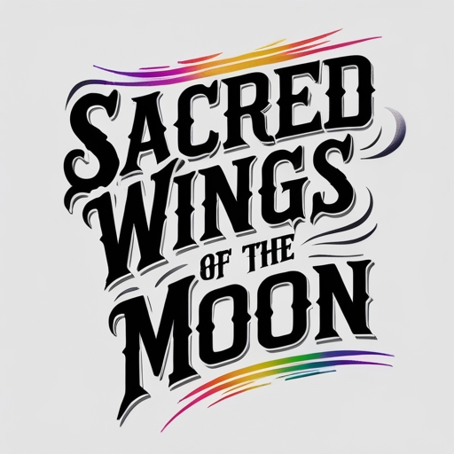 Sacred Wings of the Moon Tattoo idea