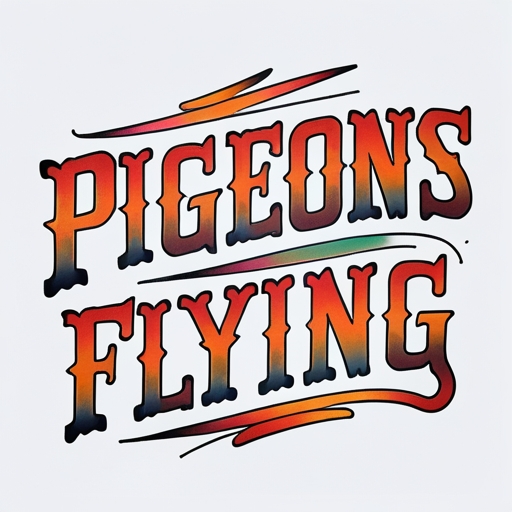 Pigeons Flying