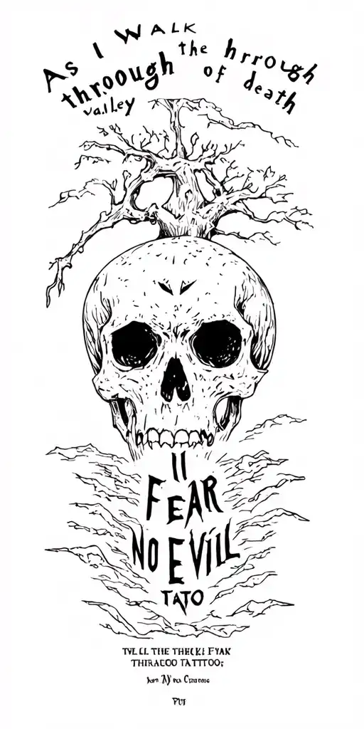 As I Walk Through The Valley Of Death I Fear No Evil