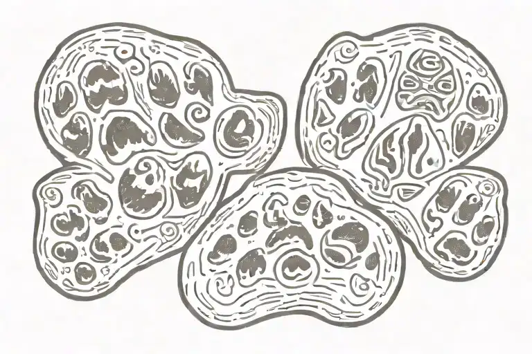 Gangster Dog Paw Print