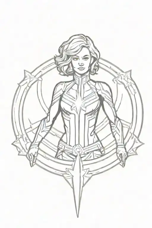 Incorporate Captain Marvel's Symbol Into A Unique Underbust