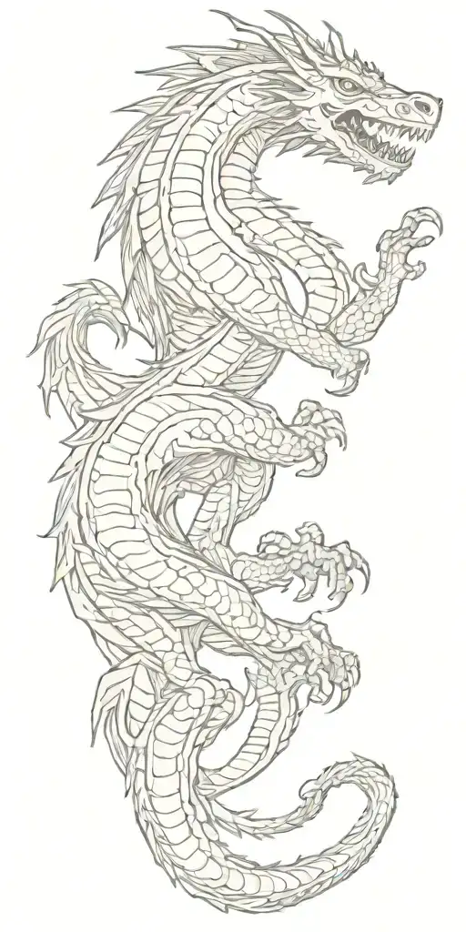 Medieval Dragon Wrapped