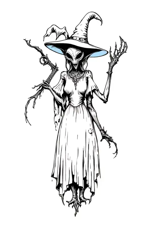 Horror Alien Witch