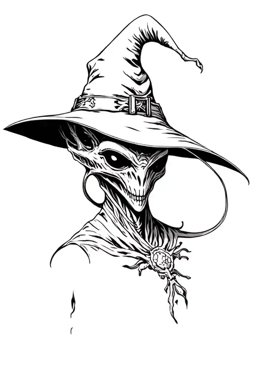 Horror Alien Witch
