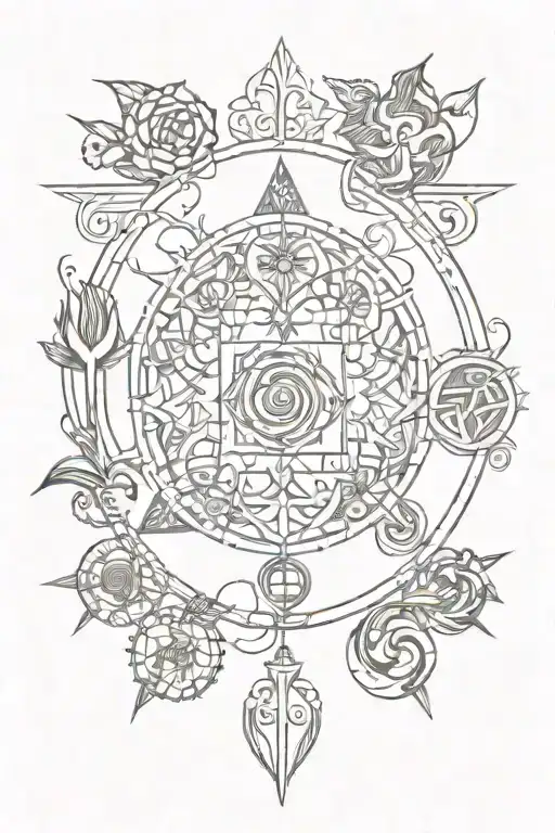 Aesthetic Symbols Arranged