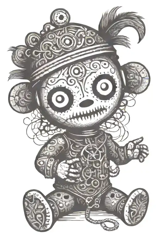 Psychedelic Voodoo Doll