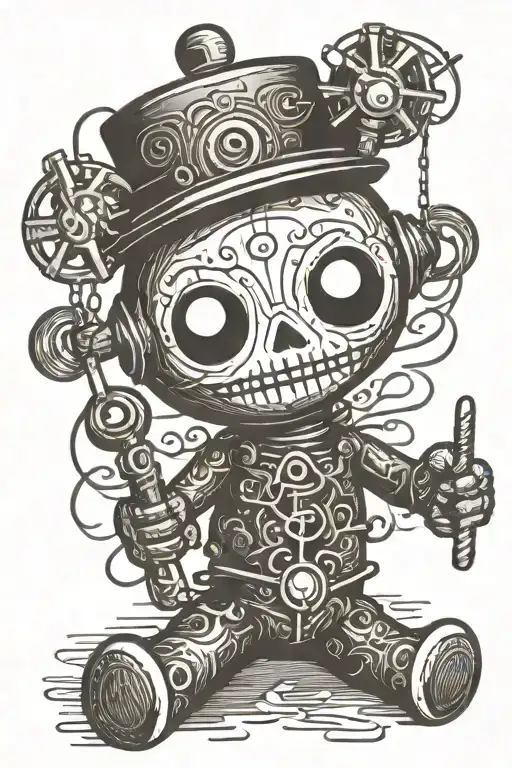 Psychedelic Voodoo Doll