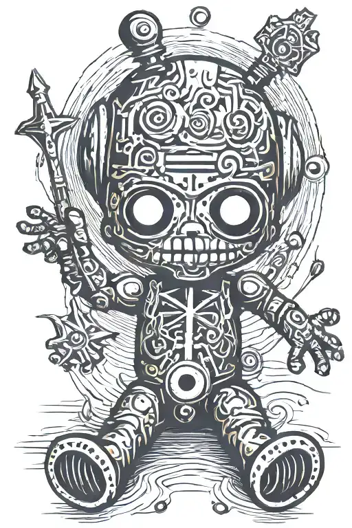 Psychedelic Voodoo Doll