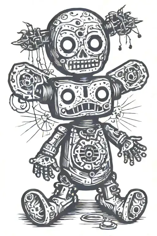 Psychedelic Voodoo Doll