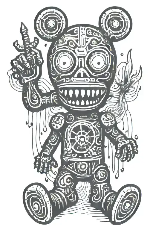 Psychedelic Voodoo Doll