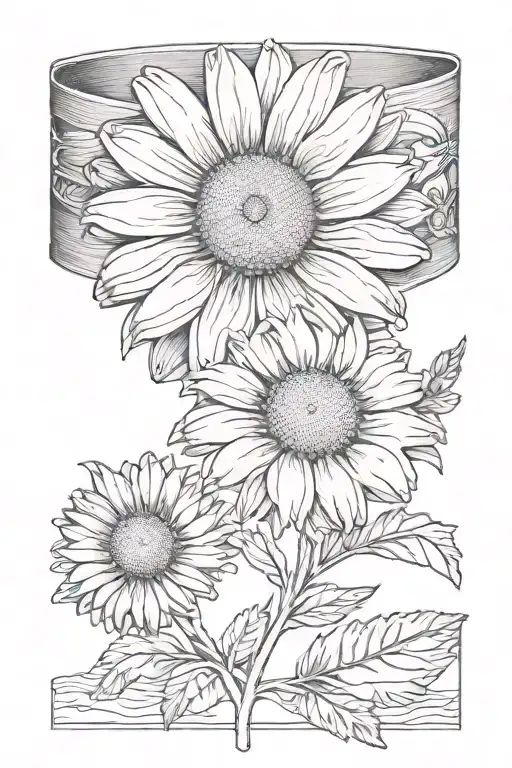 Bracelet Semi Colon Daisy