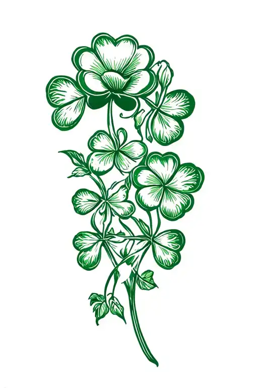 Shamrock And Roses