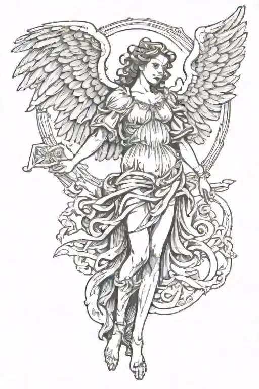 Renaissance-inspired Wingless Angel