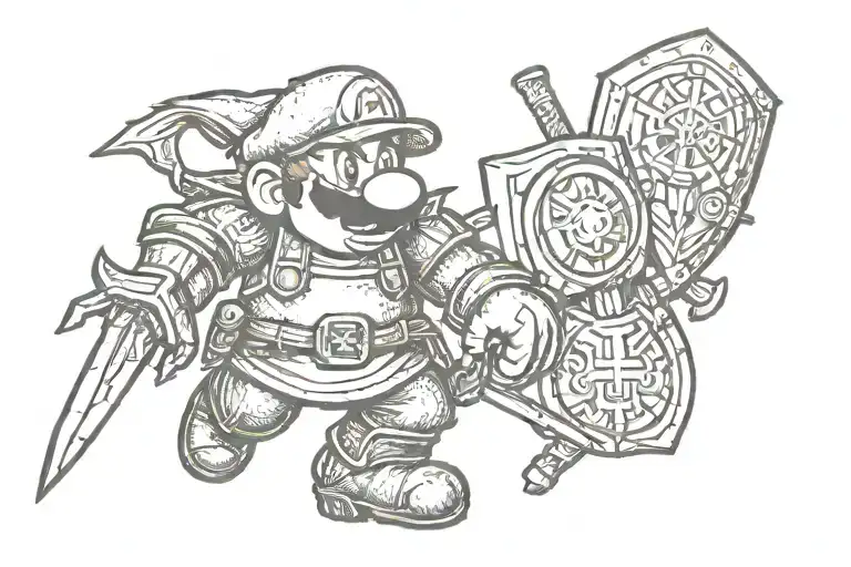 Mario Dark Souls