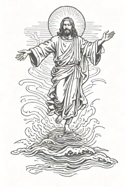 Jesus Walking On Water