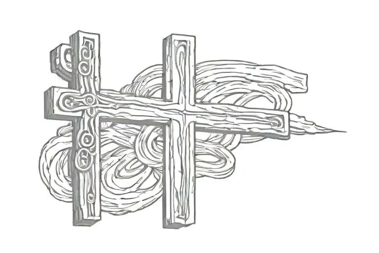 Cross With Words Faithful In Prayer Going Through The Cross