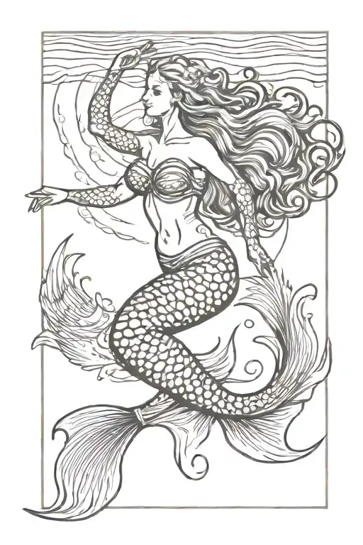 Mermaid Swimming