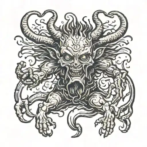 Demon Creature Playing