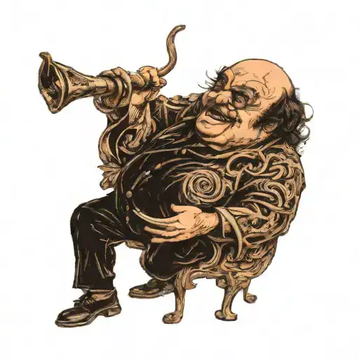 Danny Devito Eating Jack Black