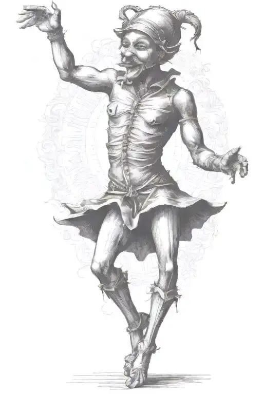 Puppet Hanging Upside