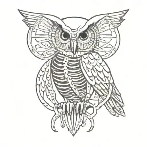 Owl Skeleton