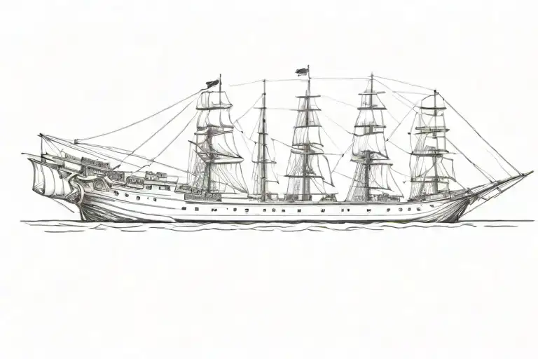 Pirate Ship Traveling