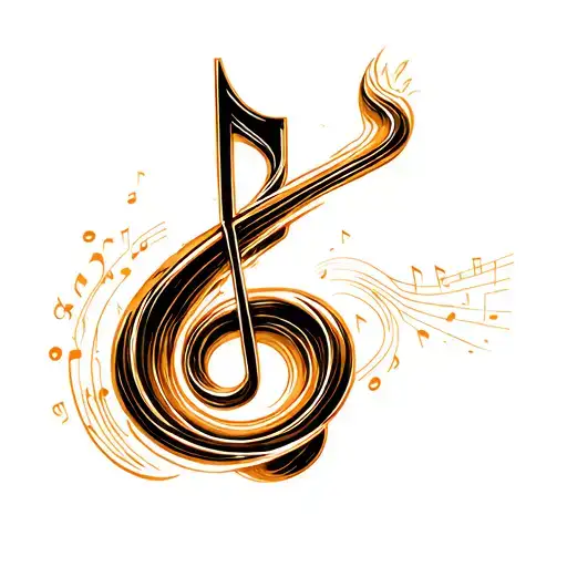 Car Turbo Morphing Into A Music Note