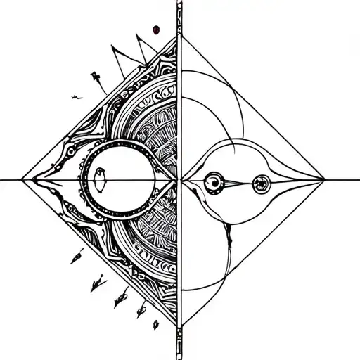 Gemini And Aquarius Patern Geometrical
