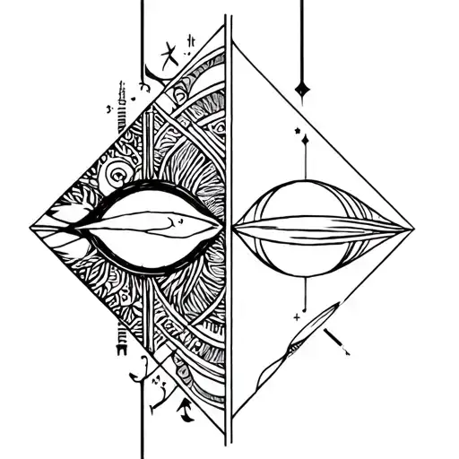 Gemini And Aquarius Patern Geometrical