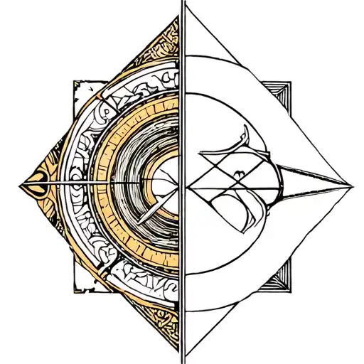 Gemini And Aquarius Patern Geometrical