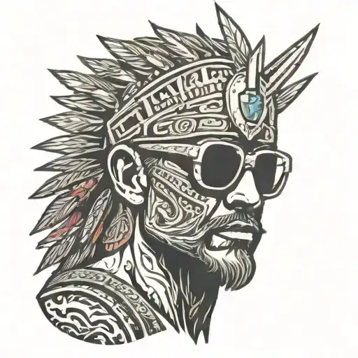 Warrior Wearing Sunglasses