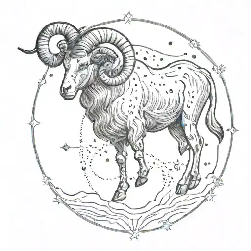 Aries Constellation Shaped Like