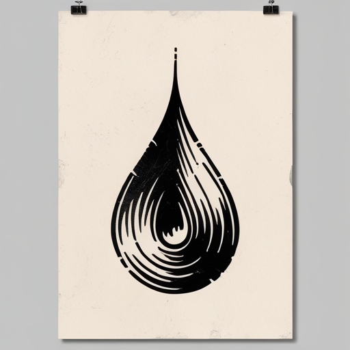 Raindrop Tattoo idea