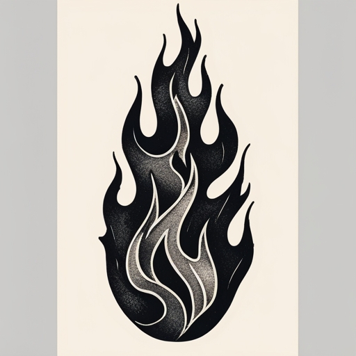 Mystic Flame Tattoo idea