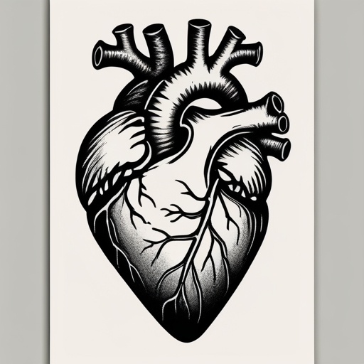 Phantom Heart Tattoo idea