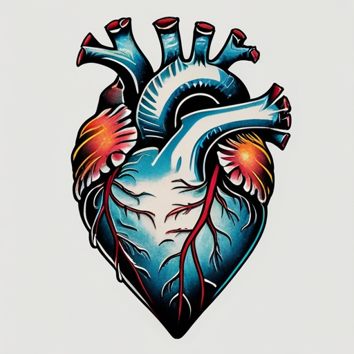 Frostbound Heart Tattoo idea
