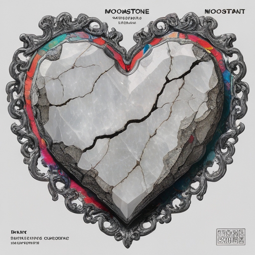 Moonstone Heart Tattoo idea