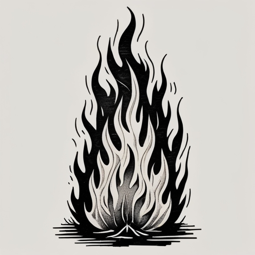 Frozen Fire Tattoo idea