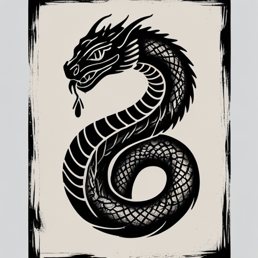 Tears of the Sacred Serpent Tattoo idea